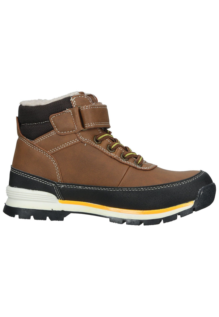 Dockers Stiefelette Lederimitat Braun Warmfutter