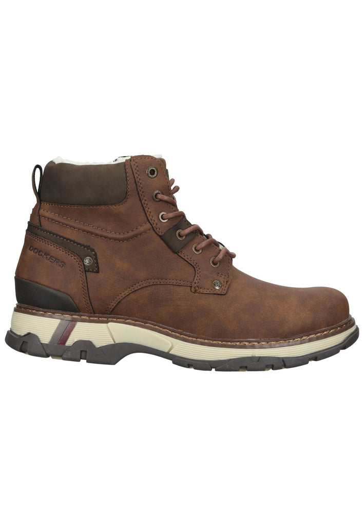 Dockers Stiefelette Lederimitat Cafe Warmfutter