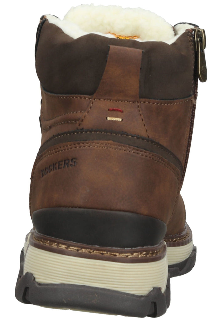 Dockers Stiefelette Lederimitat Cafe Warmfutter
