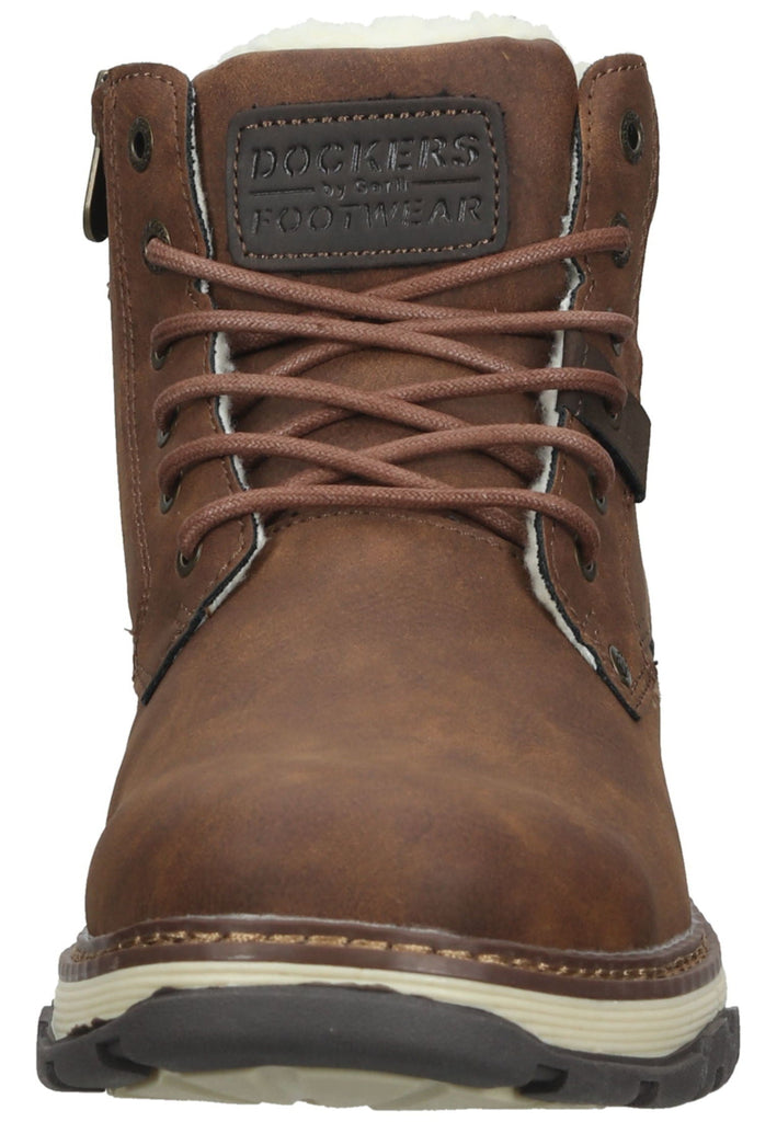 Dockers Stiefelette Lederimitat Cafe Warmfutter