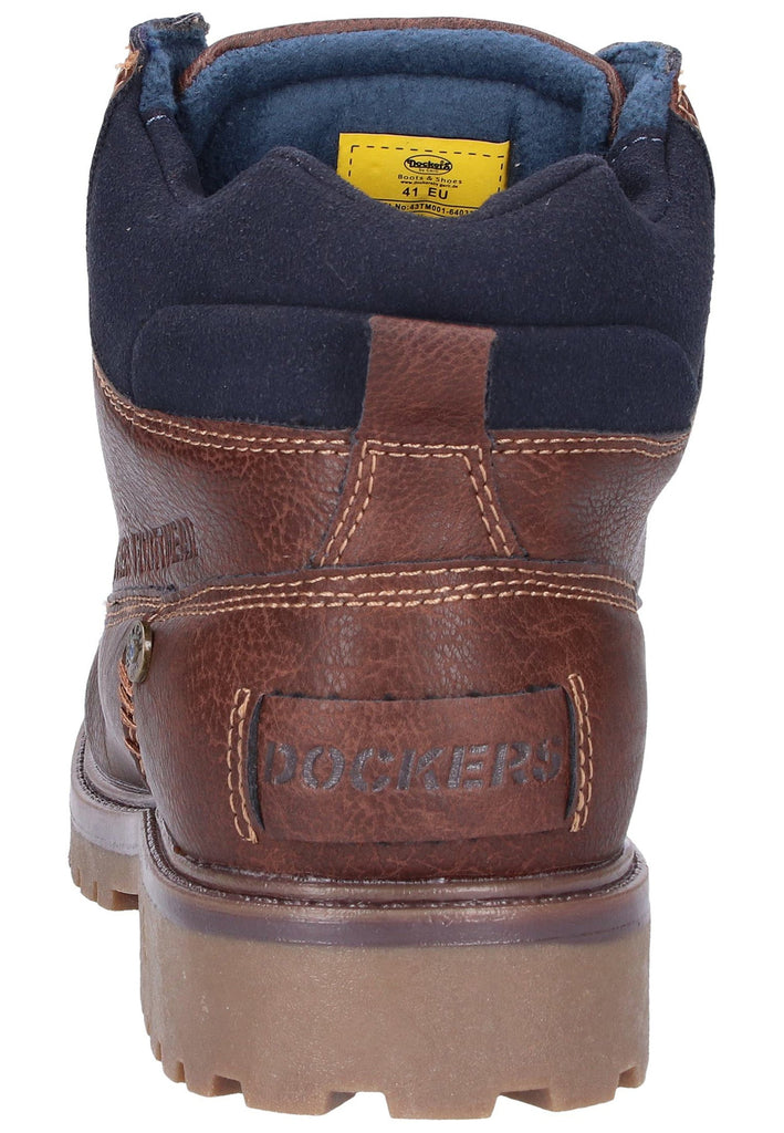 Dockers Stiefelette Lederimitat Coffee