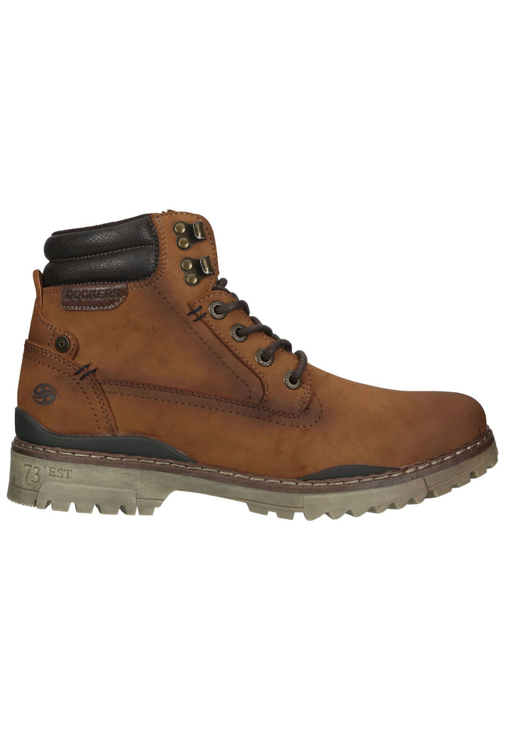 Dockers Stiefelette Lederimitat Cognac