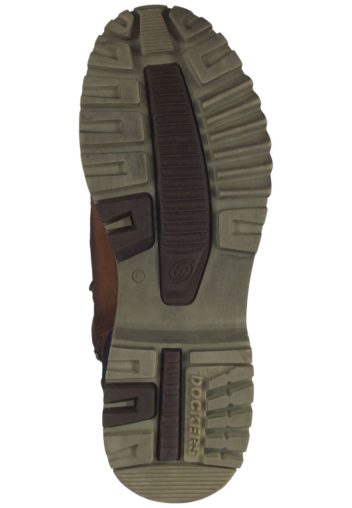 Dockers Stiefelette Lederimitat Cognac