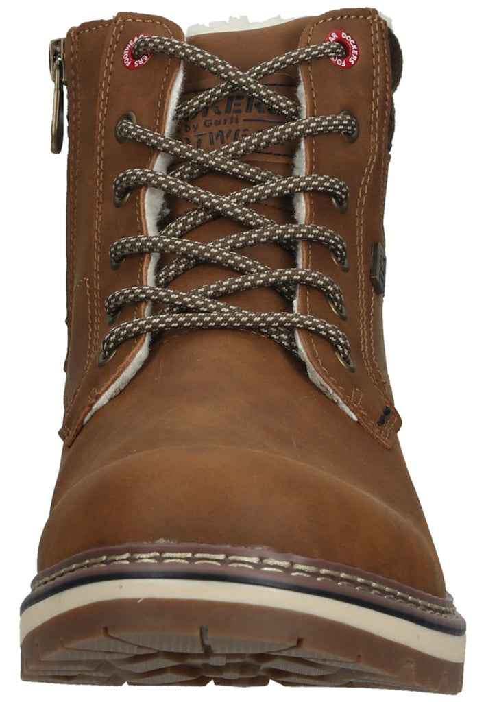 Dockers Stiefelette Lederimitat Cognac