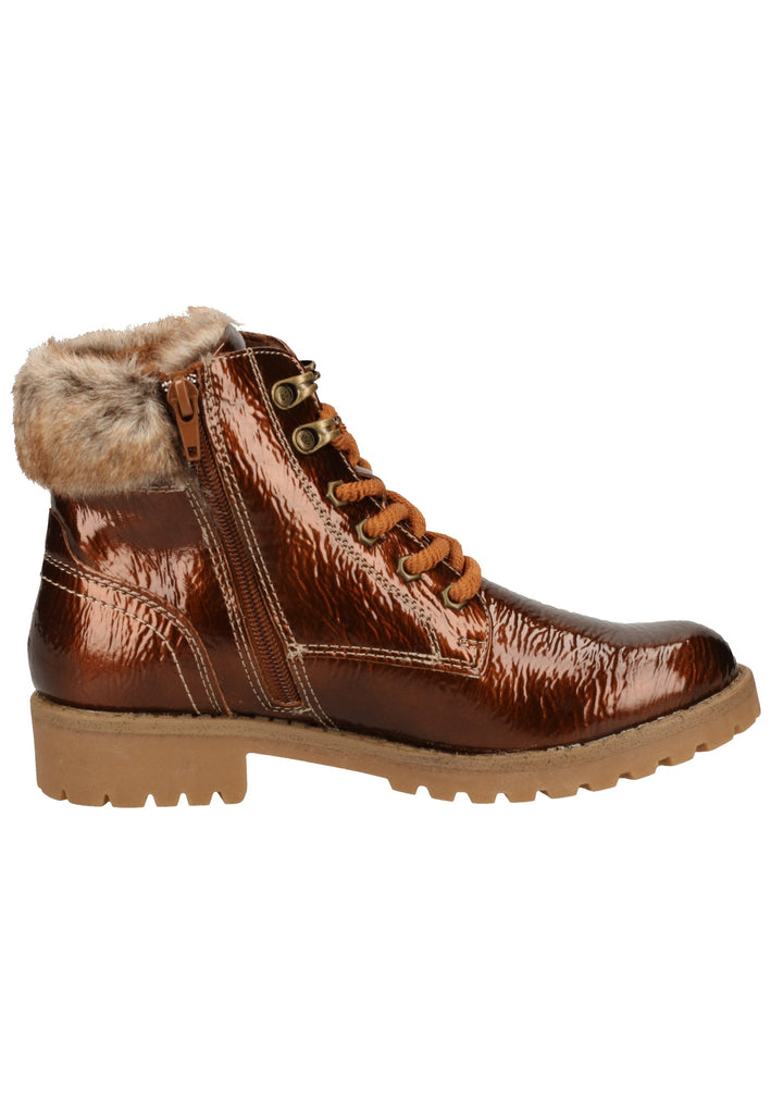 Dockers Stiefelette Lederimitat Cognac