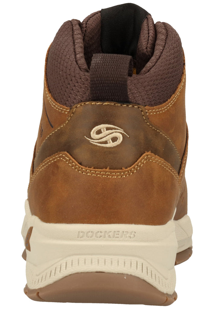 Dockers Stiefelette Lederimitat Cognac