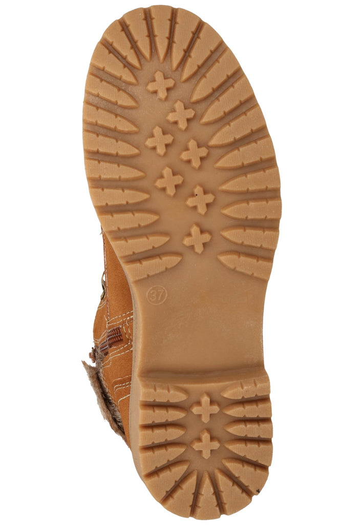 Dockers Stiefelette Lederimitat Cognac