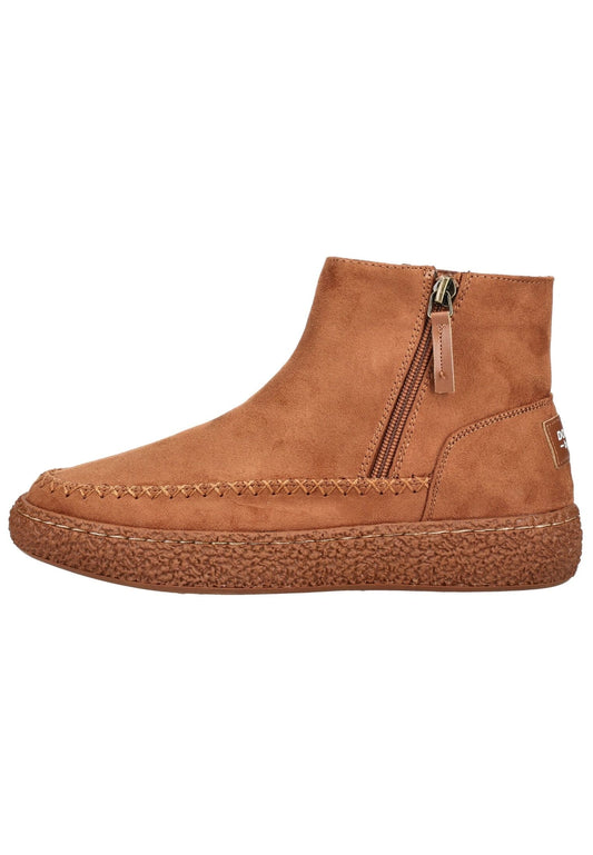 Dockers Stiefelette Lederimitat Cognac