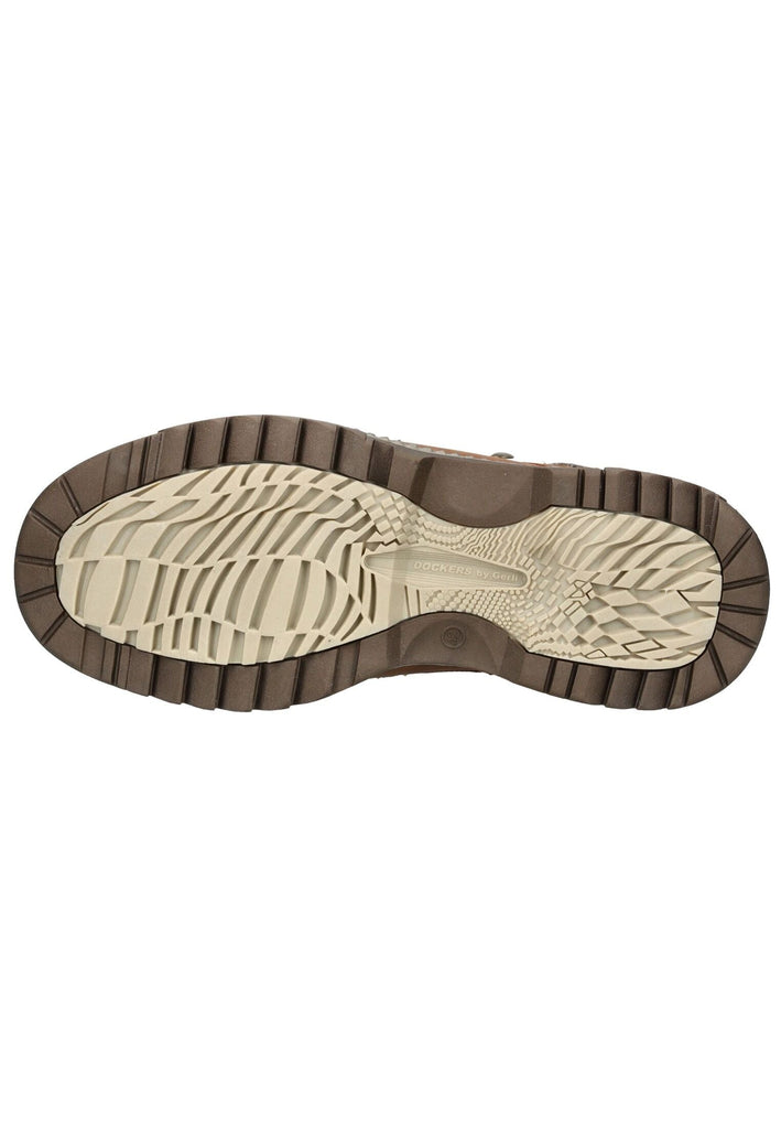 Dockers Stiefelette Lederimitat Cognac Warmfutter