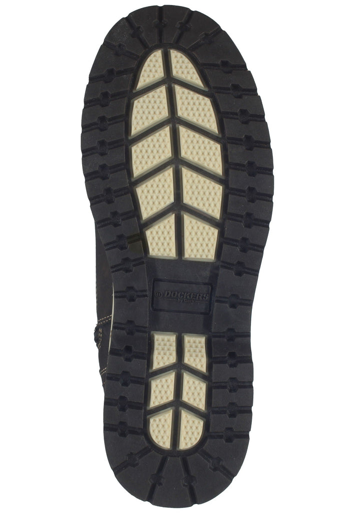 Dockers Stiefelette Lederimitat Dunkelbraun