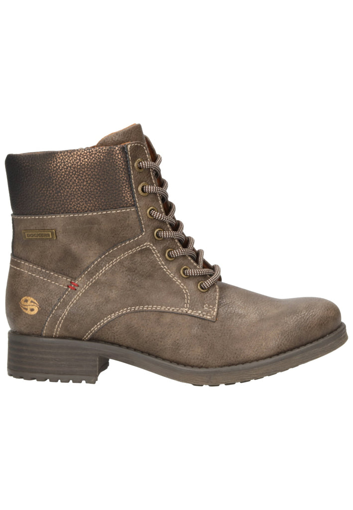 Dockers Stiefelette Lederimitat Dunkelbraun