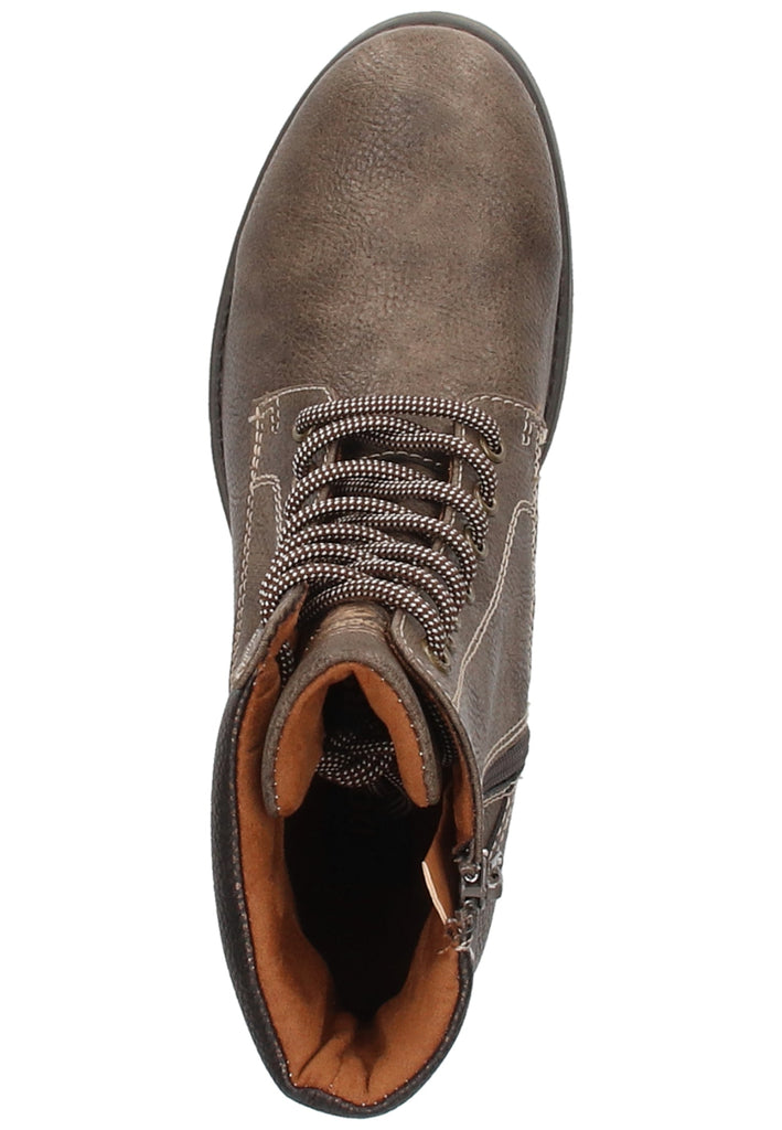 Dockers Stiefelette Lederimitat Dunkelbraun