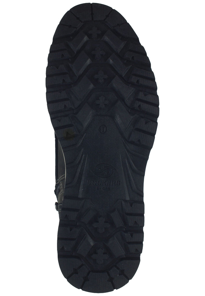 Dockers Stiefelette Lederimitat Dunkelgrau