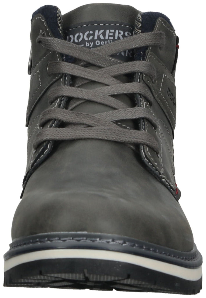Dockers Stiefelette Lederimitat Dunkelgrau