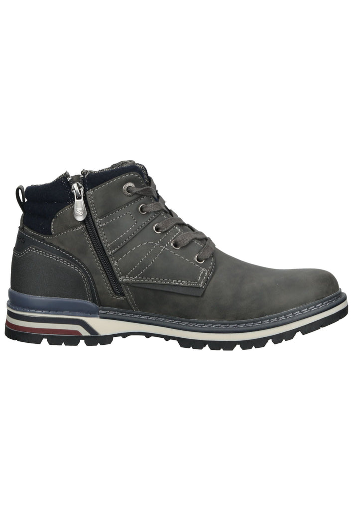 Dockers Stiefelette Lederimitat Dunkelgrau