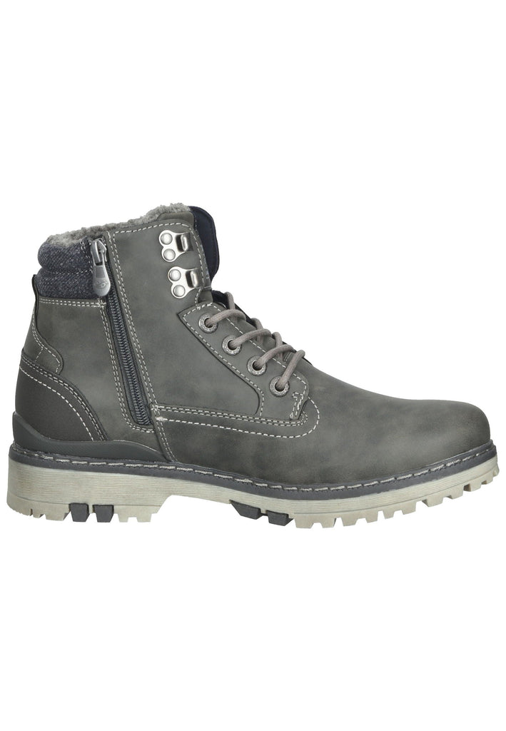 Dockers Stiefelette Lederimitat Dunkelgrau Warmfutter