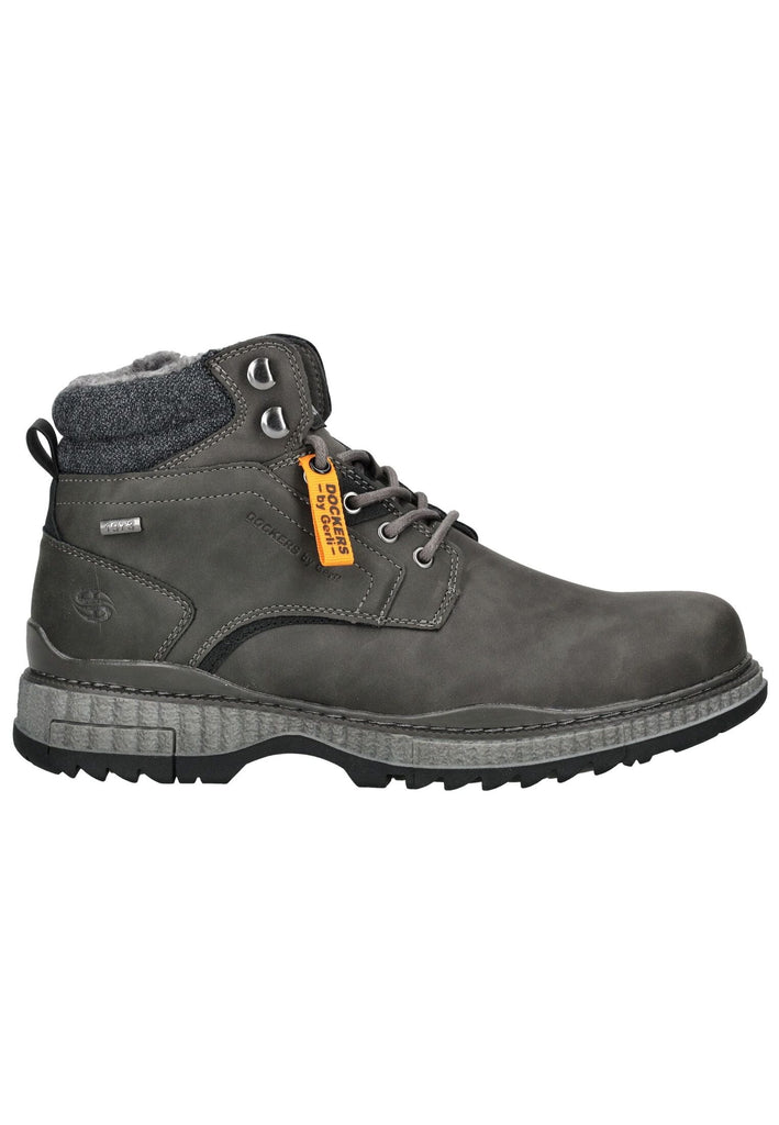 Dockers Stiefelette Lederimitat Dunkelgrau Warmfutter