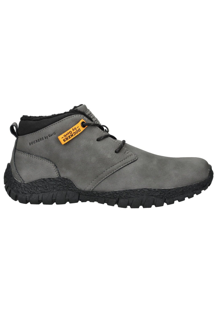 Dockers Stiefelette Lederimitat Dunkelgrau Warmfutter