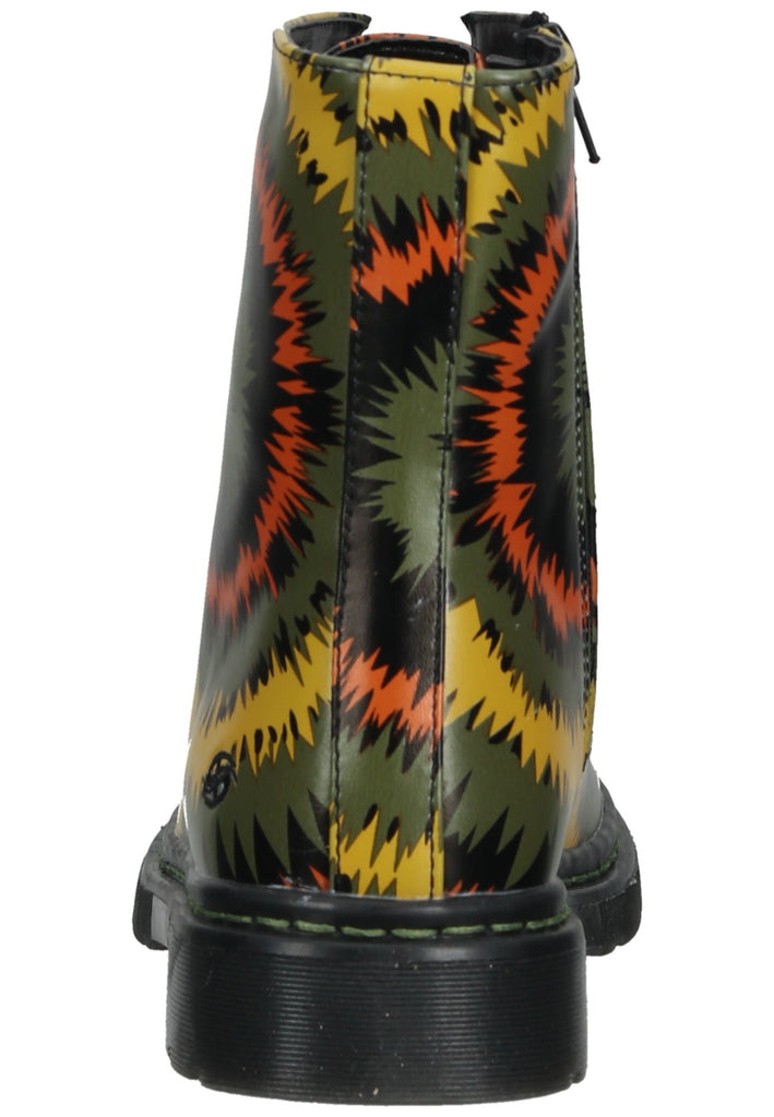 Dockers Stiefelette Lederimitat Grün/Schwarz