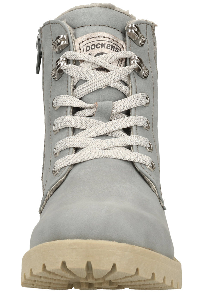 Dockers Stiefelette Lederimitat Hellblau Warmfutter