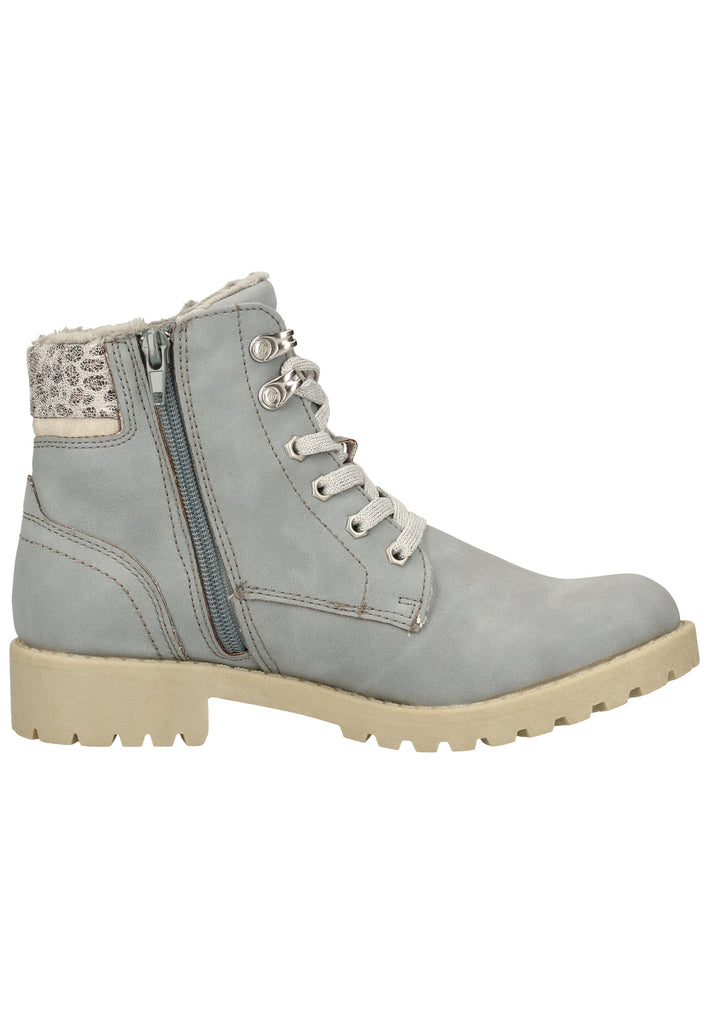 Dockers Stiefelette Lederimitat Hellblau Warmfutter