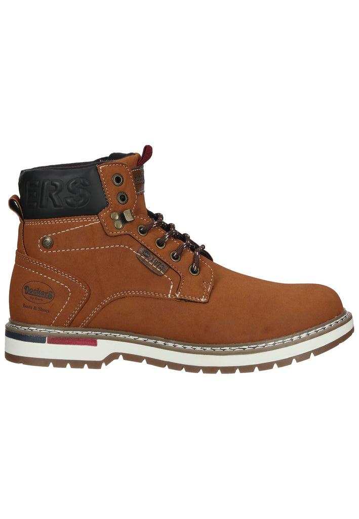Dockers Stiefelette Lederimitat Hellgrau