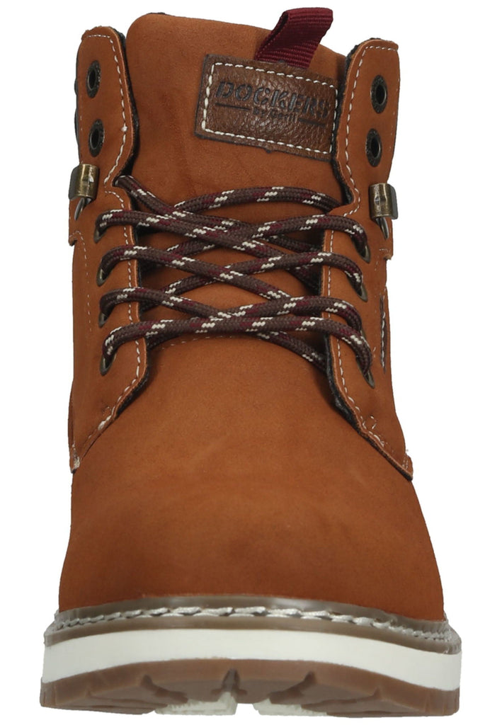 Dockers Stiefelette Lederimitat Hellgrau