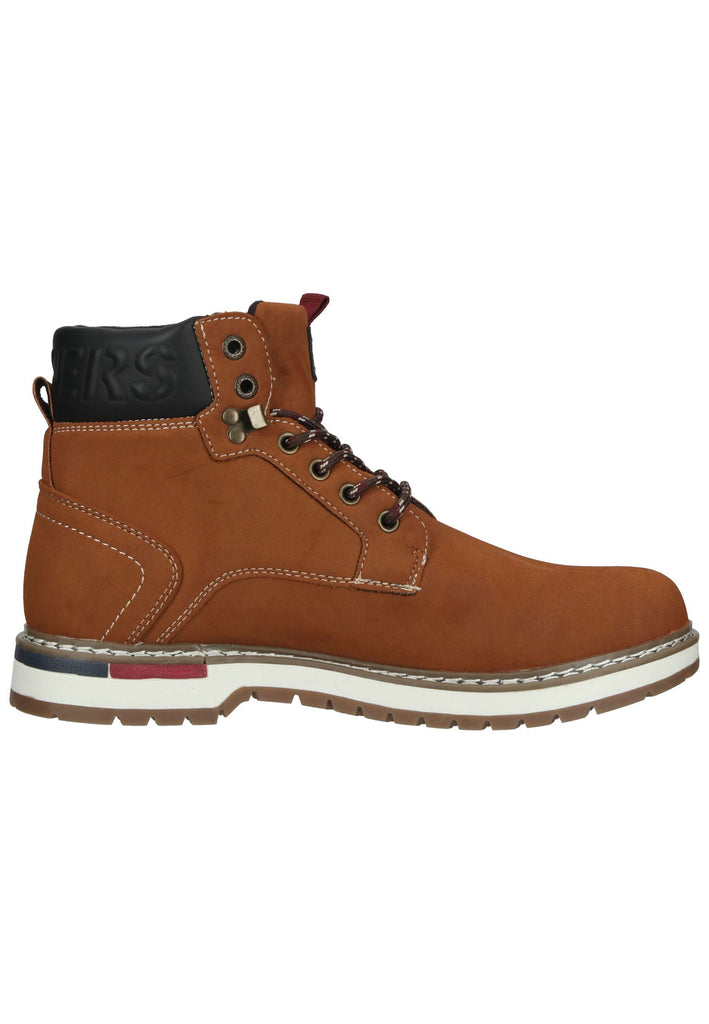 Dockers Stiefelette Lederimitat Hellgrau