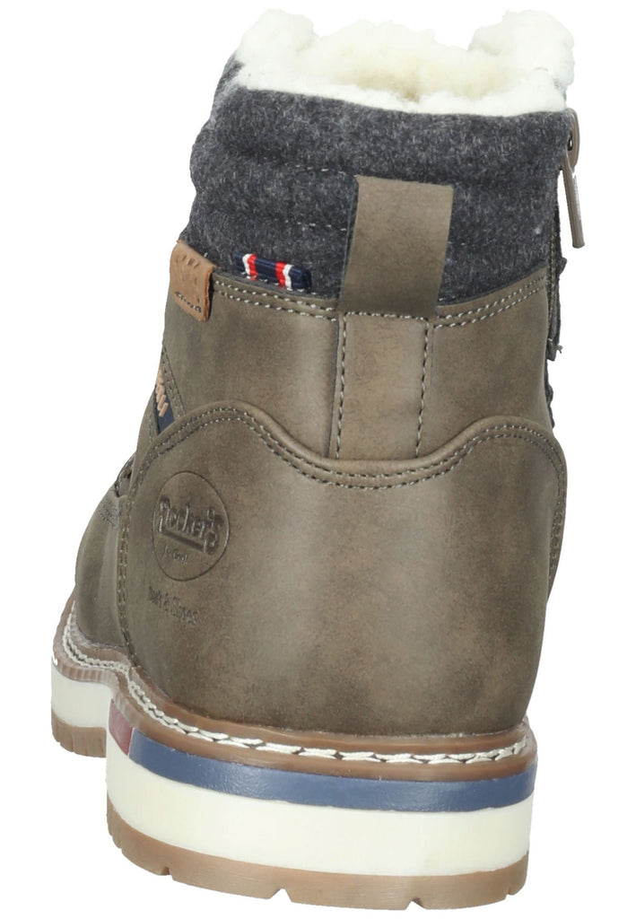 Dockers Stiefelette Lederimitat Khaki Warmfutter