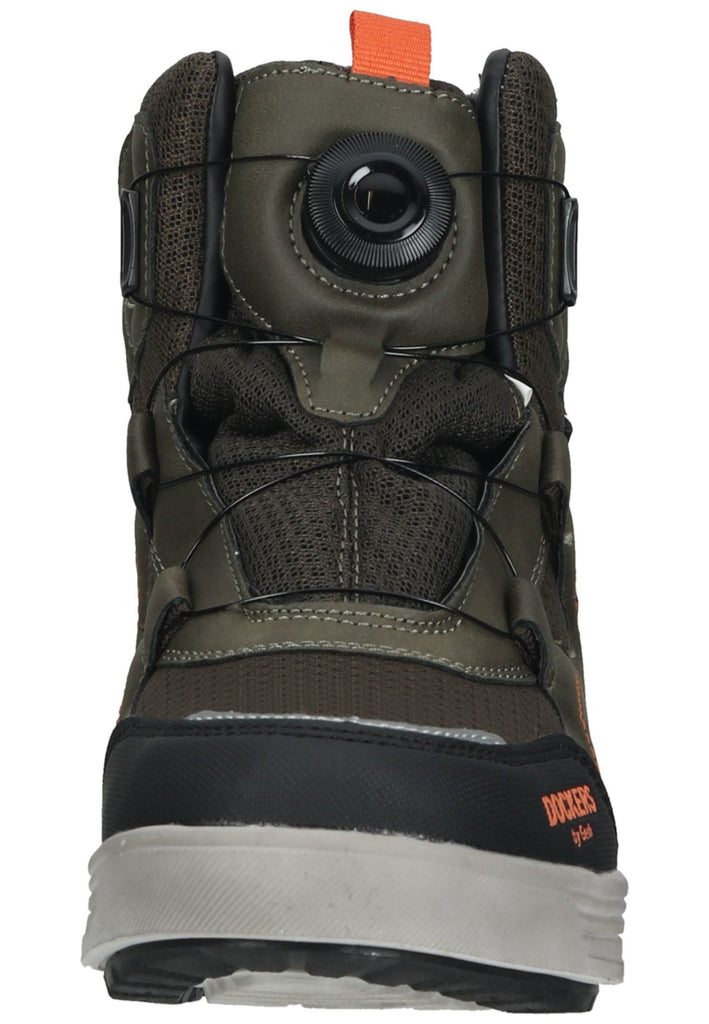 Dockers Stiefelette Lederimitat Khaki Warmfutter