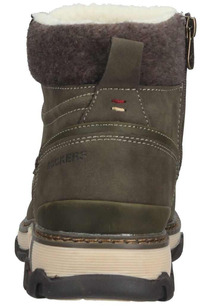 Dockers Stiefelette Lederimitat Khaki Warmfutter