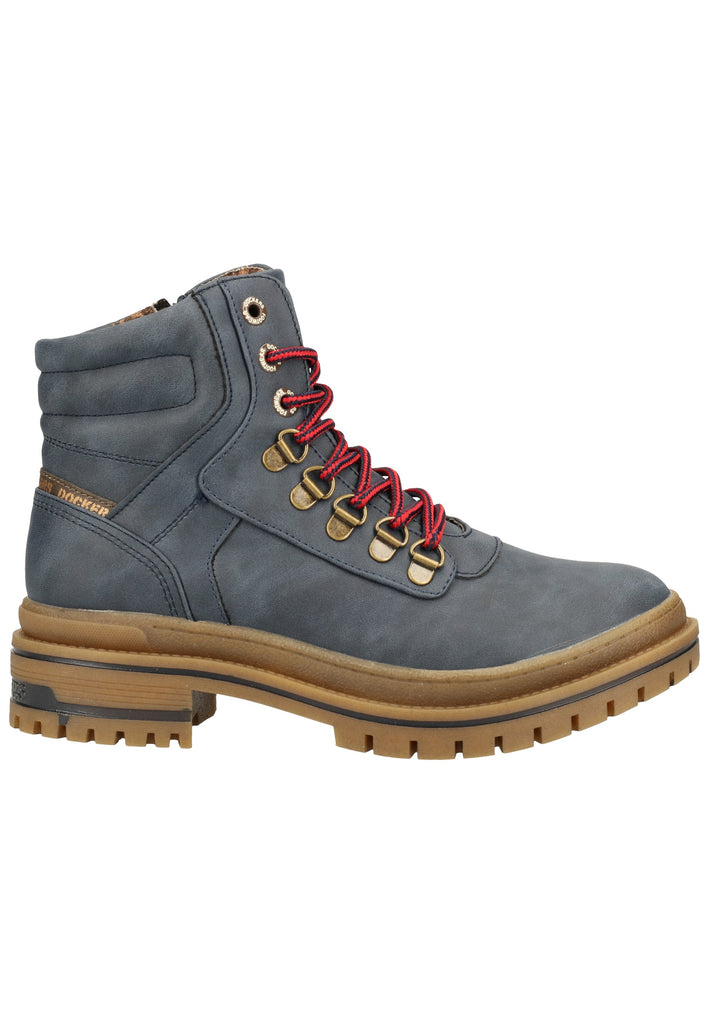 Dockers Stiefelette Lederimitat Navy