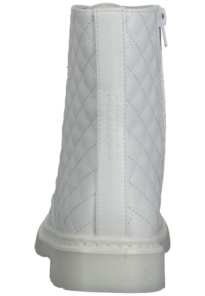 Dockers Stiefelette Lederimitat Offwhite