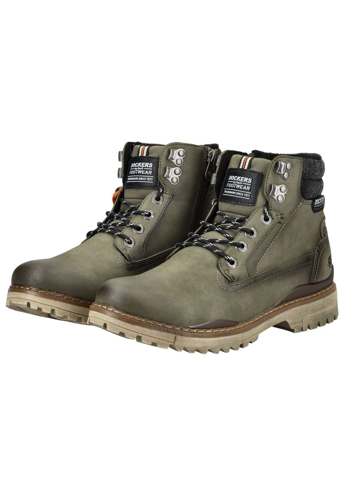 Dockers Stiefelette Lederimitat Olive