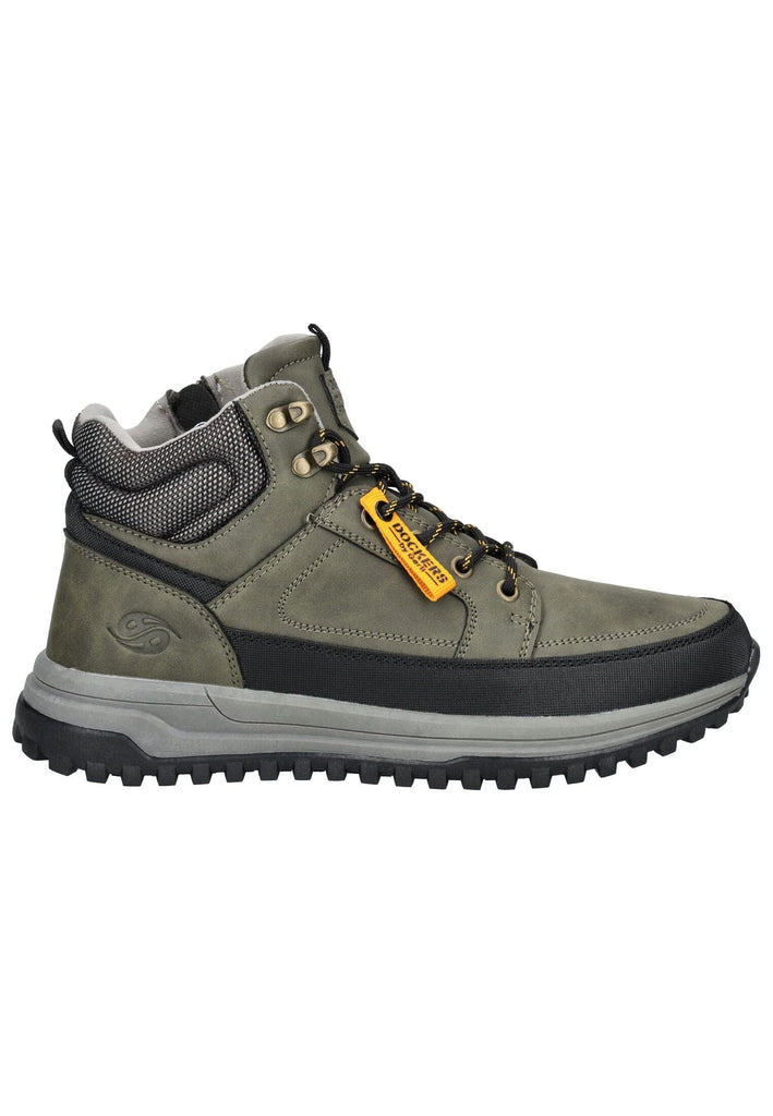 Dockers Stiefelette Lederimitat Olive Warmfutter