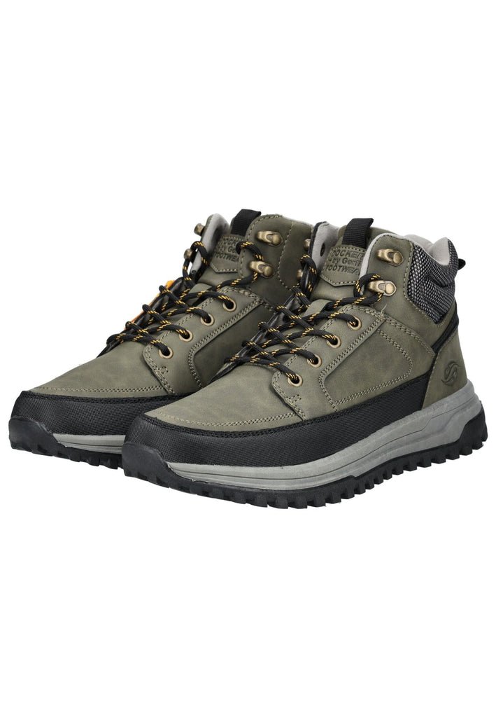 Dockers Stiefelette Lederimitat Olive Warmfutter