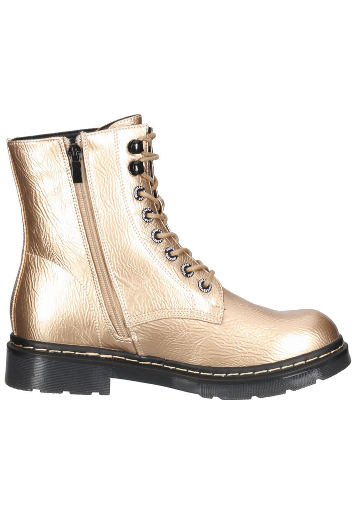 Dockers Stiefelette Lederimitat Rose/Gold