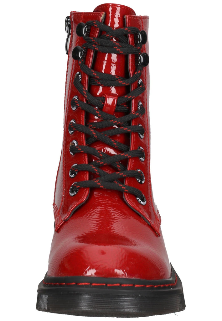 Dockers Stiefelette Lederimitat Rot Lack