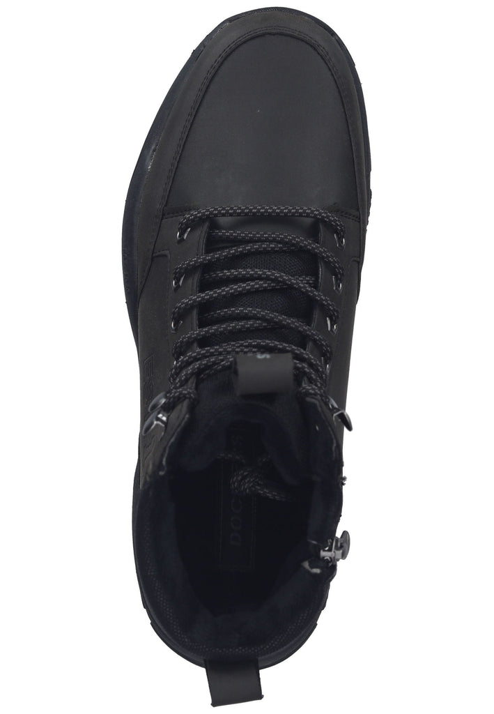 Dockers Stiefelette Lederimitat Schwarz