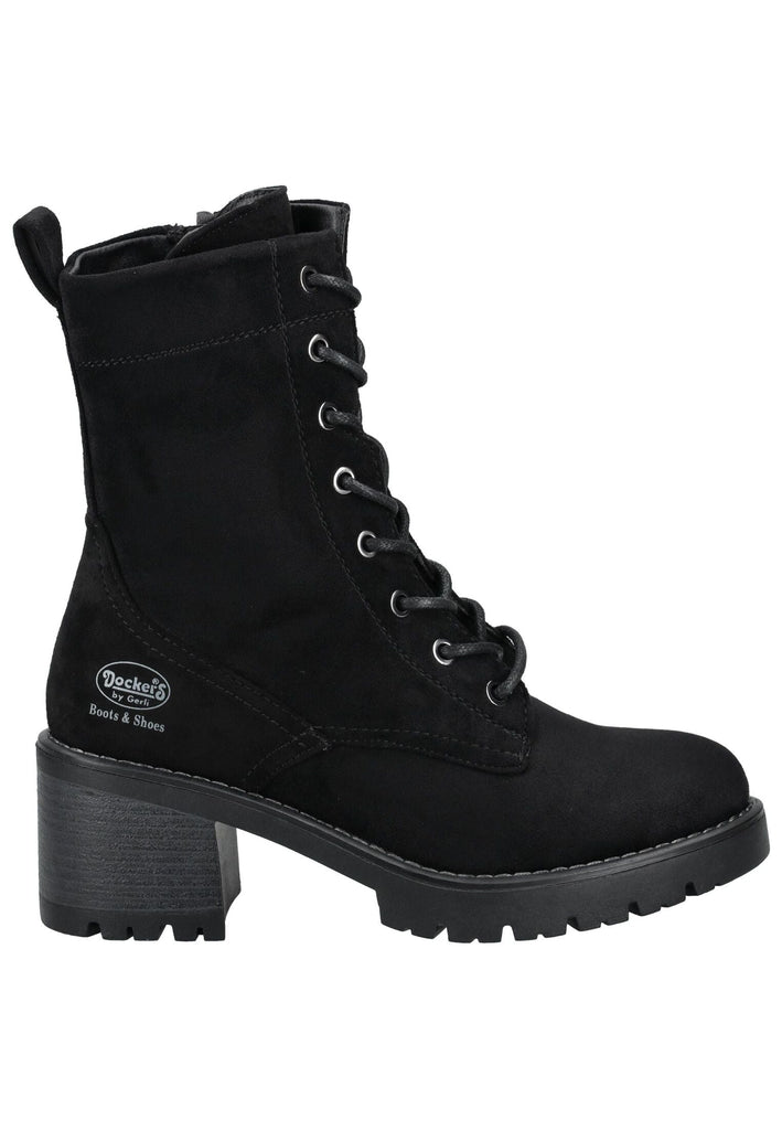 Dockers Stiefelette Lederimitat Schwarz
