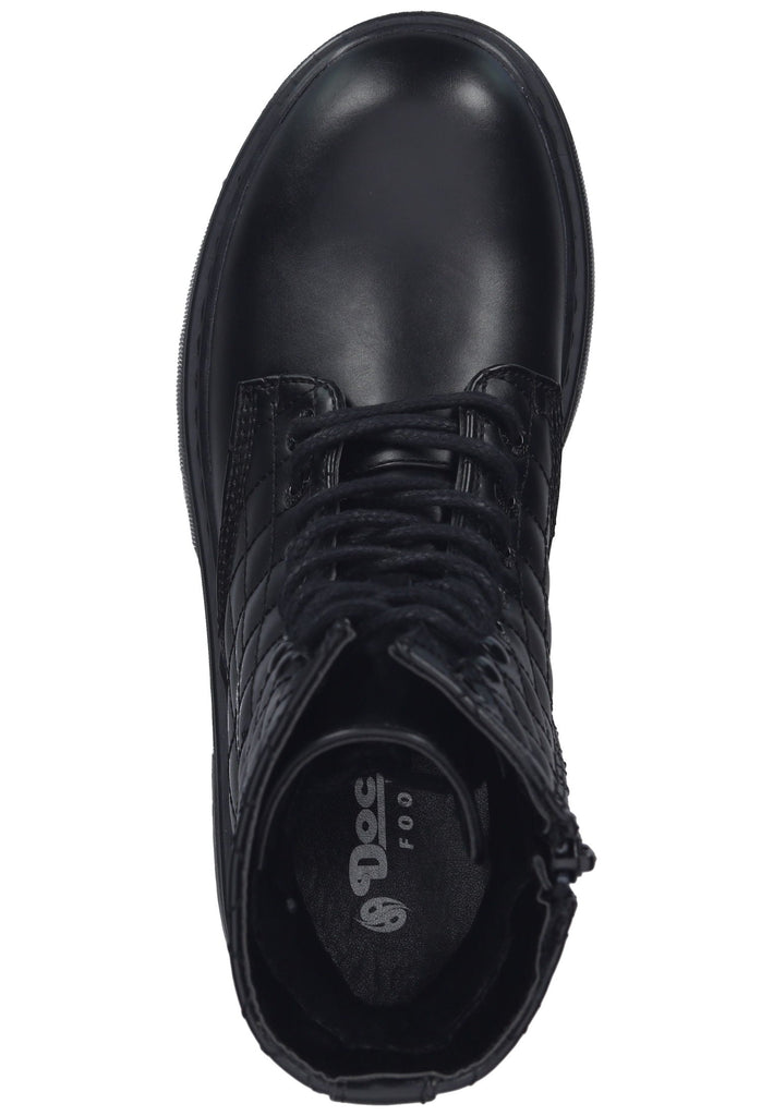 Dockers Stiefelette Lederimitat Schwarz