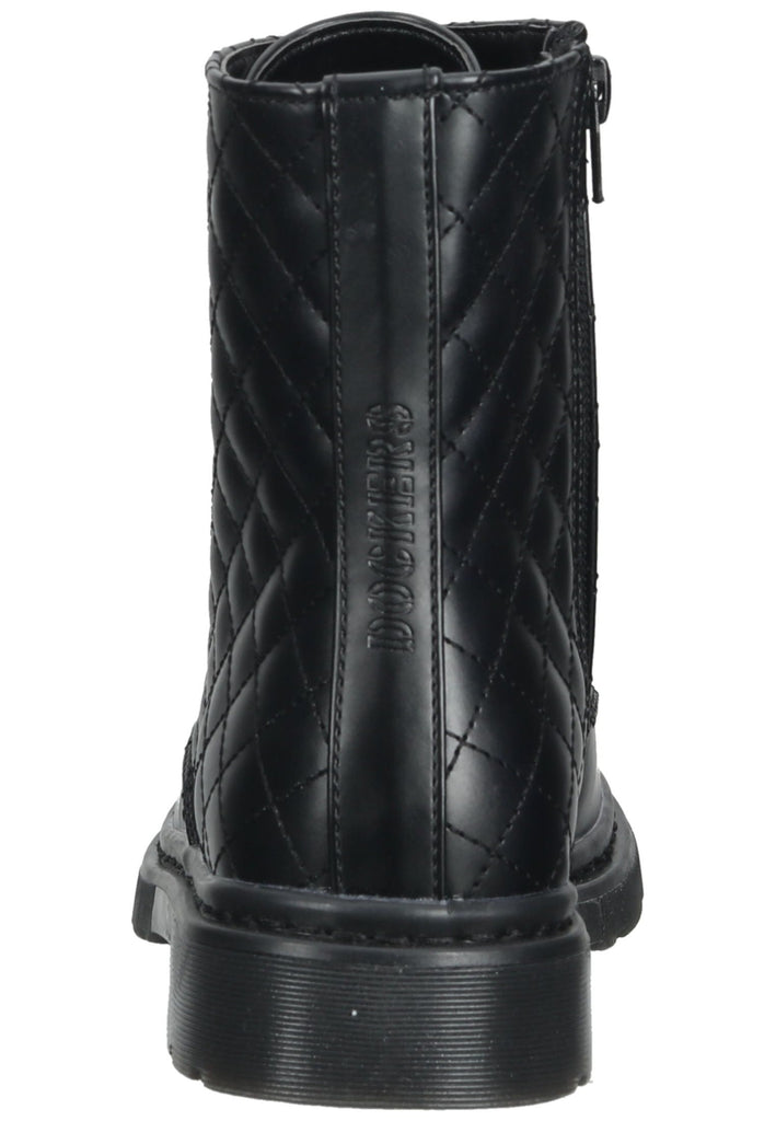 Dockers Stiefelette Lederimitat Schwarz