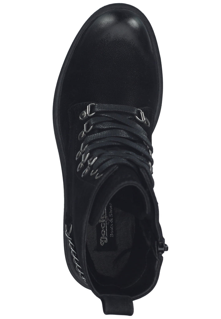 Dockers Stiefelette Lederimitat Schwarz