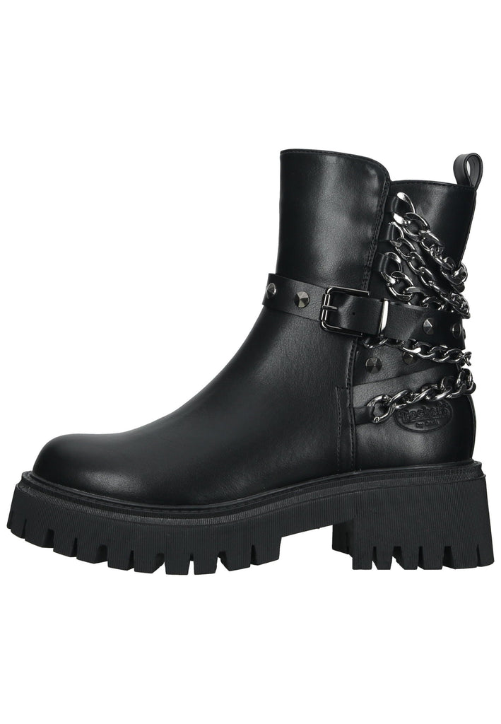 Dockers Stiefelette Lederimitat Schwarz