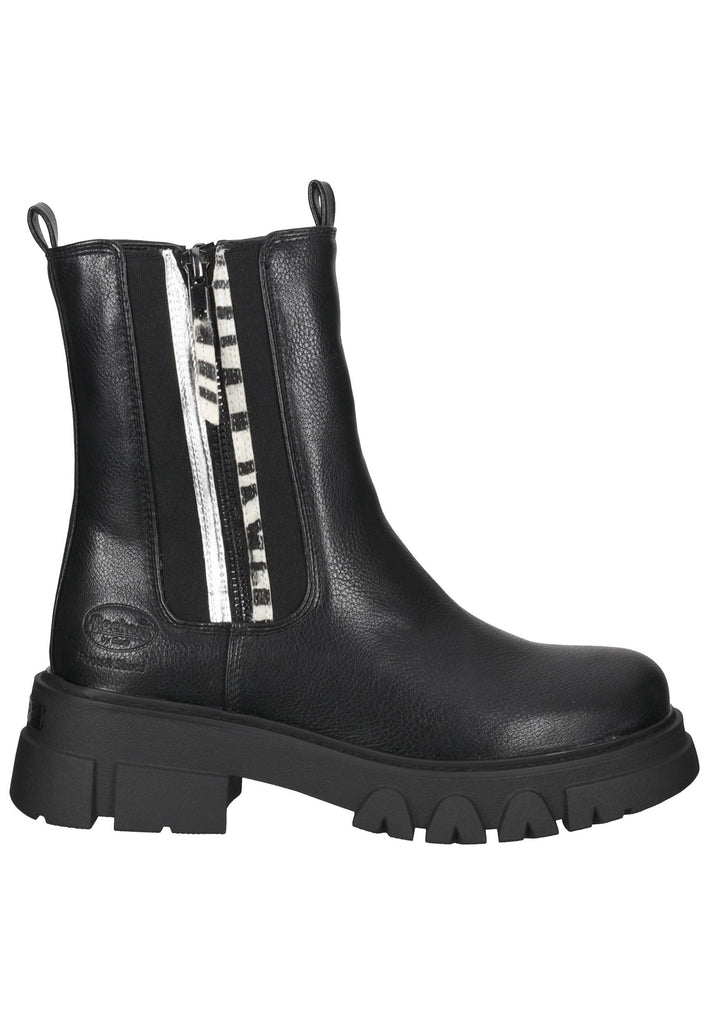 Dockers Stiefelette Lederimitat Schwarz