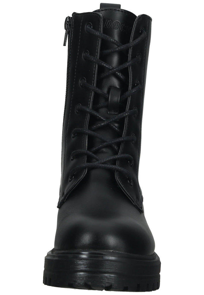Dockers Stiefelette Lederimitat Schwarz