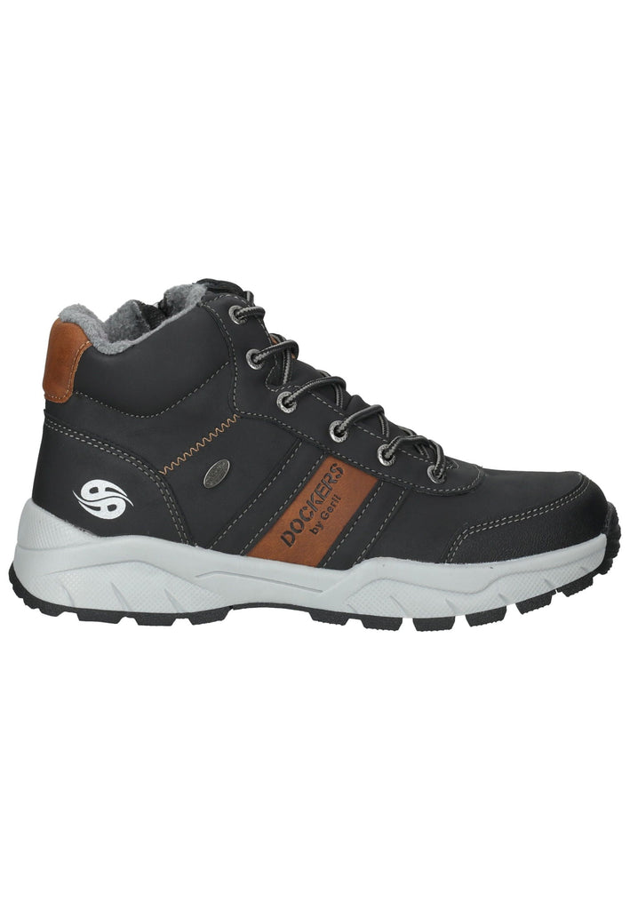 Dockers Stiefelette Lederimitat Schwarz