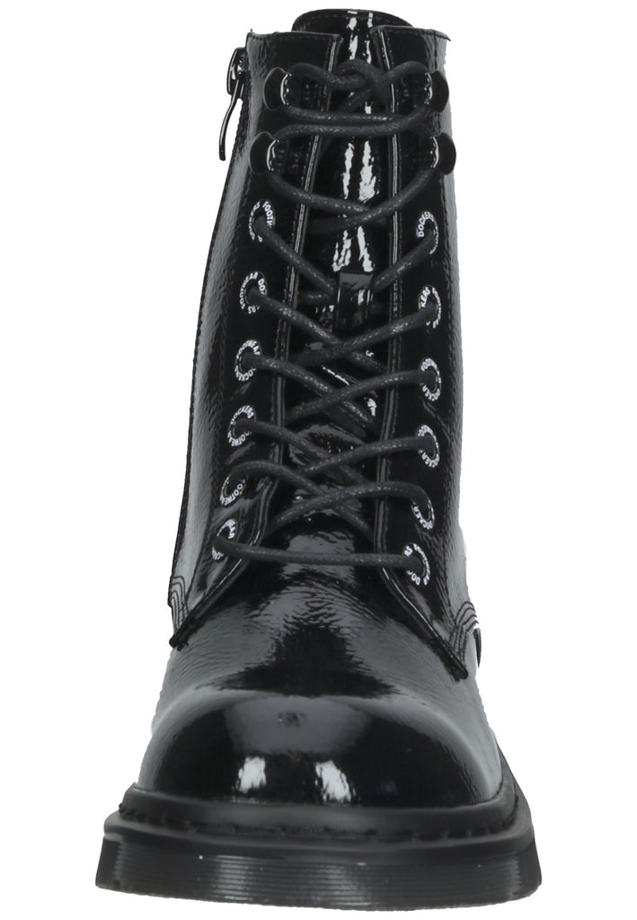 Dockers Stiefelette Lederimitat Schwarz