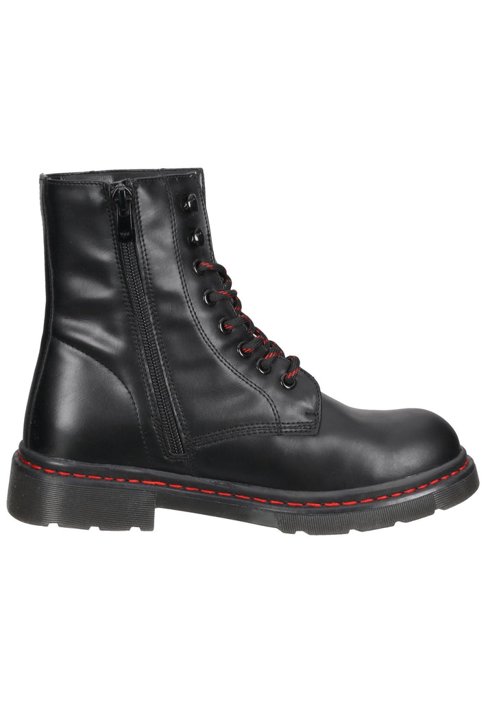 Dockers Stiefelette Lederimitat Schwarz