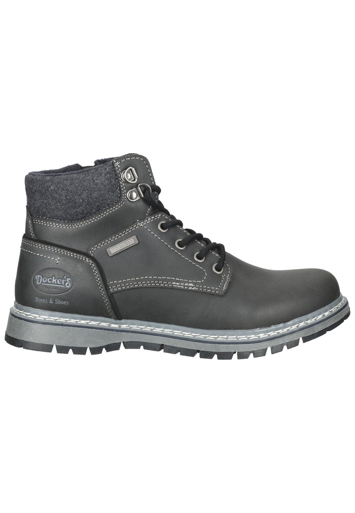 Dockers Stiefelette Lederimitat Schwarz